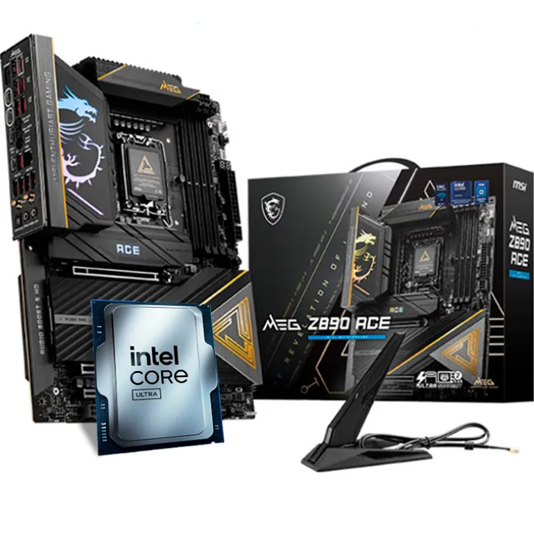 Pack MSI MEG Z890 ACE WIFI + Intel Core Ultra 9 285K 5.7GHz Tray