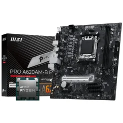 Pack MSI PRO A620AM-B EVO + AMD Ryzen 5 7500F 5.0GHz Tray