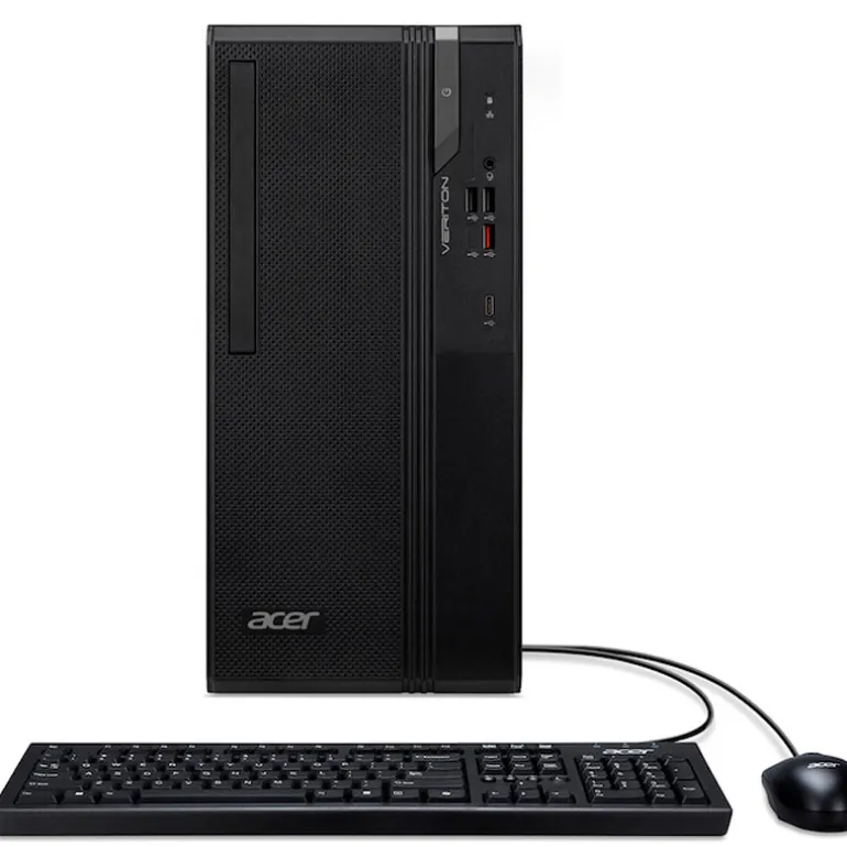PC Sobremesa Acer Veriton VS2735G U7-265 16GB 512GB W11P Con Teclado Y Ratón Negro