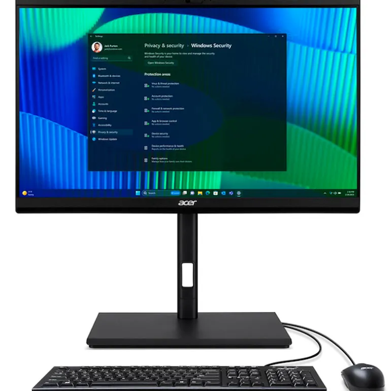 PC Todo En Uno Acer Veriton VZ2724G i5-14400 8GB 512GB 23.8" W11P Negro