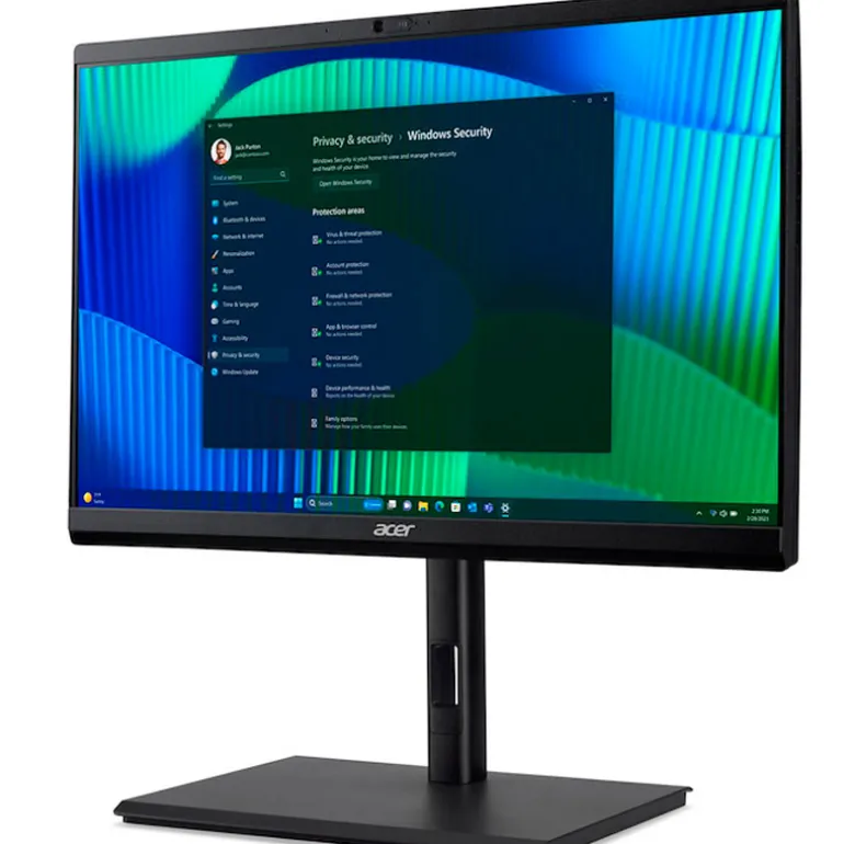 PC Todo En Uno Acer Veriton VZ2724G i5-14400 8GB 512GB 23.8" W11P Negro