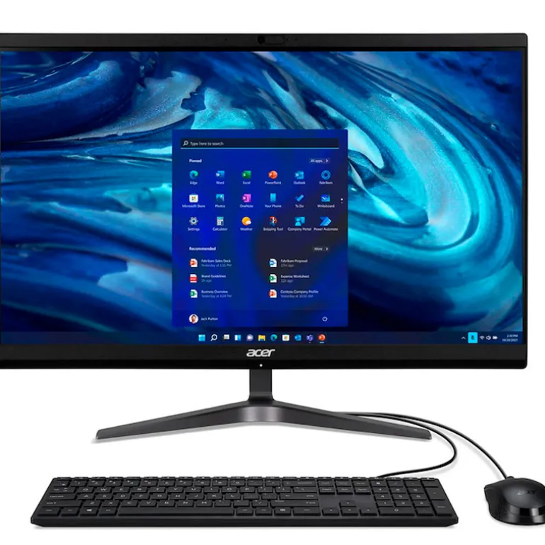 PC Todo En Uno Acer Veriton VZ2514G i5-12450H 8GB 512GB 23.8" W11P Negro