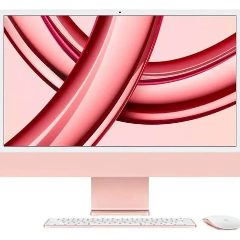 PC Todo En Uno Apple iMac M3 8GB 256GB 24"macOS Touch ID Rosa