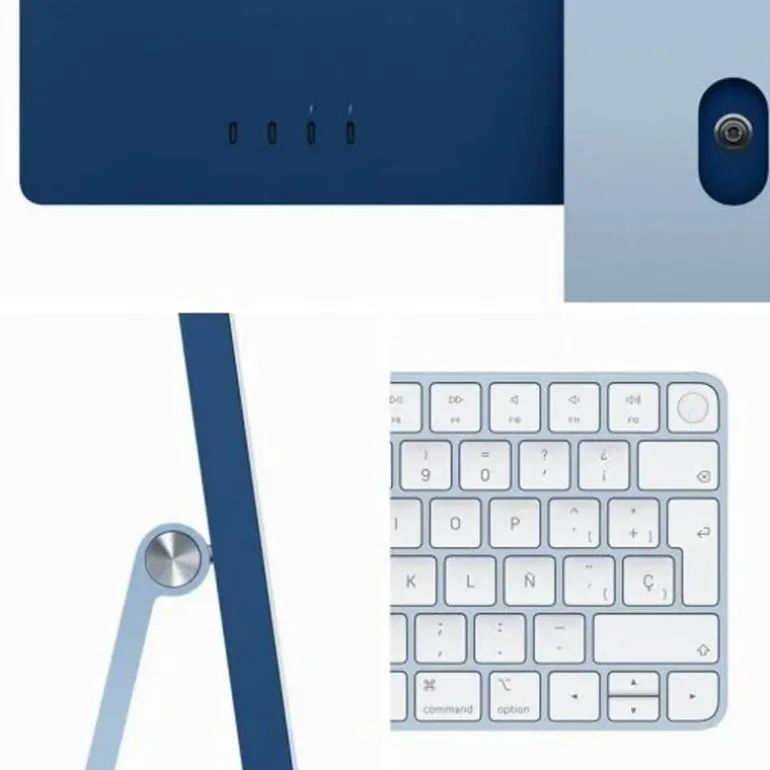 PC Todo En Uno Apple iMac M3 8GB 256GB 24"macOS Touch ID Azul
