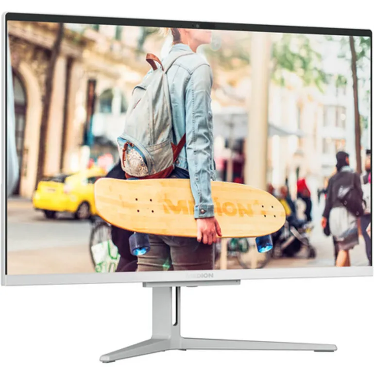 PC Todo En Uno Medion Akoya E23301 MD62202 R5-3500U 8GB 512GB 23.8" W11H Blanco
