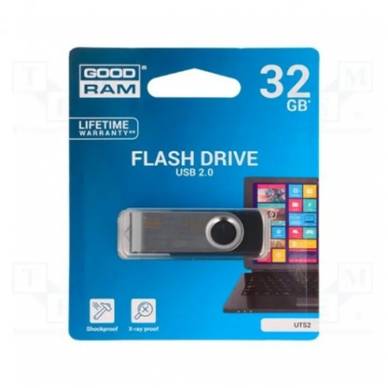 Pendrive Goodram UTS2 64GB USB 2.0 Negro