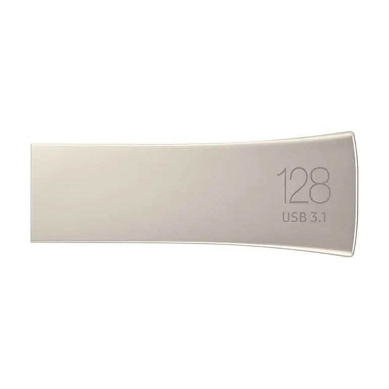 Pendrive Samsung Bar Plus 128GB USB 3.1 Plata Titanio