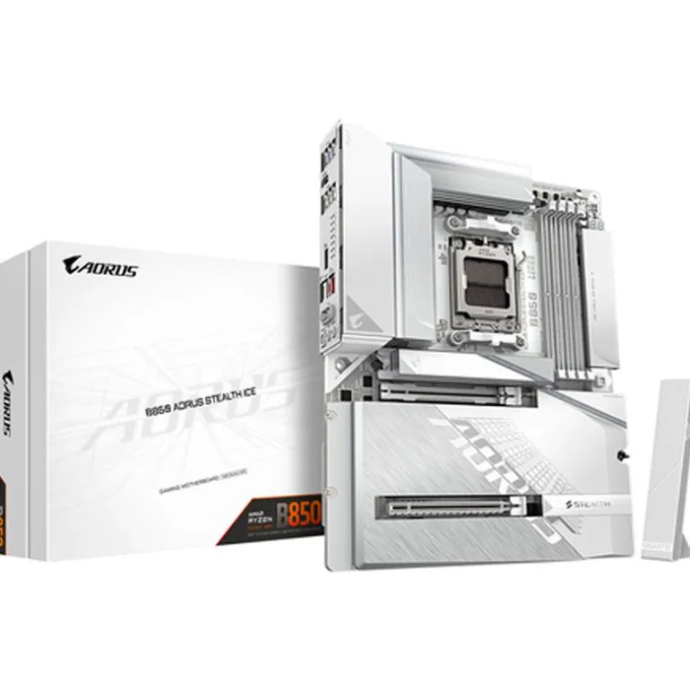 Placa Base Gigabyte B850 AORUS STEALTH ICE Socket AM5