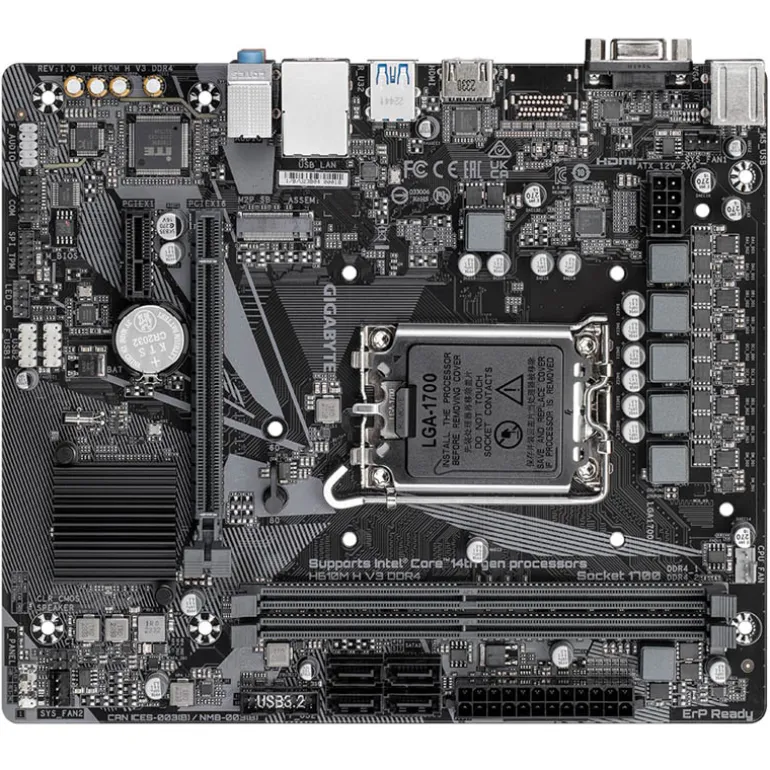 Placa Base Gigabyte H610M H V3 D4 Socket 1700