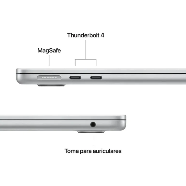 Portátil Apple MacBook Air M4 16GB 256GB 13" Plata