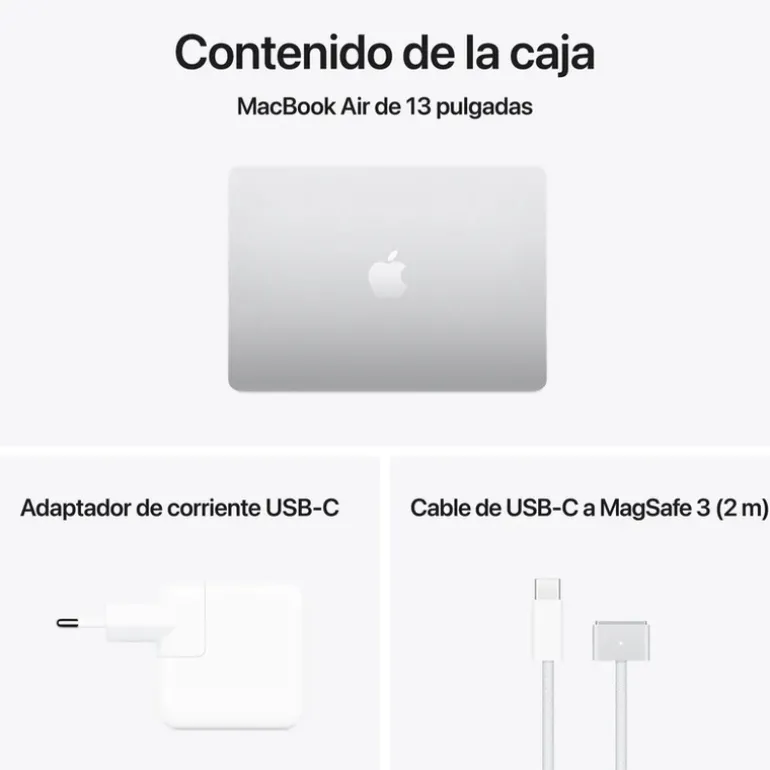 Portátil Apple MacBook Air M4 16GB 256GB 13" Plata