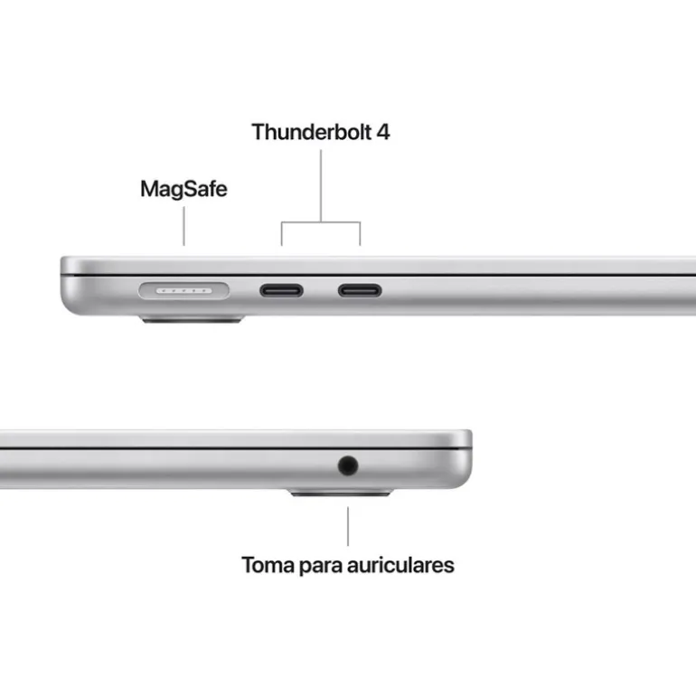 Portátil Apple MacBook Air M4 16GB 512GB 13.6" macOS Plata