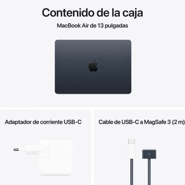 Portátil Apple Macbook Air M4 24GB 512GB 13.6" Medianoche