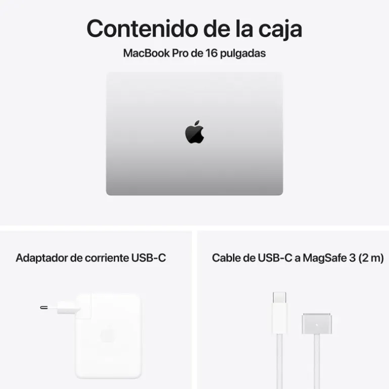 Portátil Apple MacBook Pro M4 48GB 2TB 16" macOS Plata