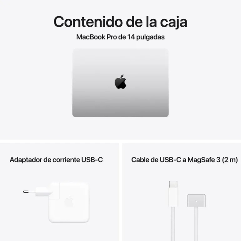 Portátil Apple MacBook Pro M4 16GB 1TB 14" macOS Plata
