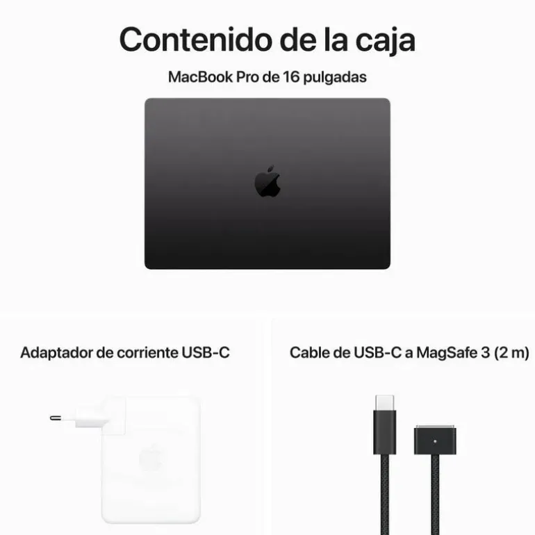 Portátil Apple Macbook Pro 16 M3 Max 48GB 1TB 16" Negro