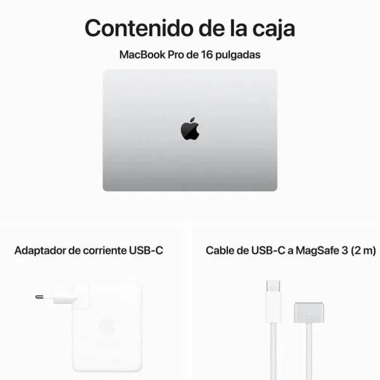 Portátil Apple Macbook Pro 16 M3 Max 36GB 1TB 16" Plata