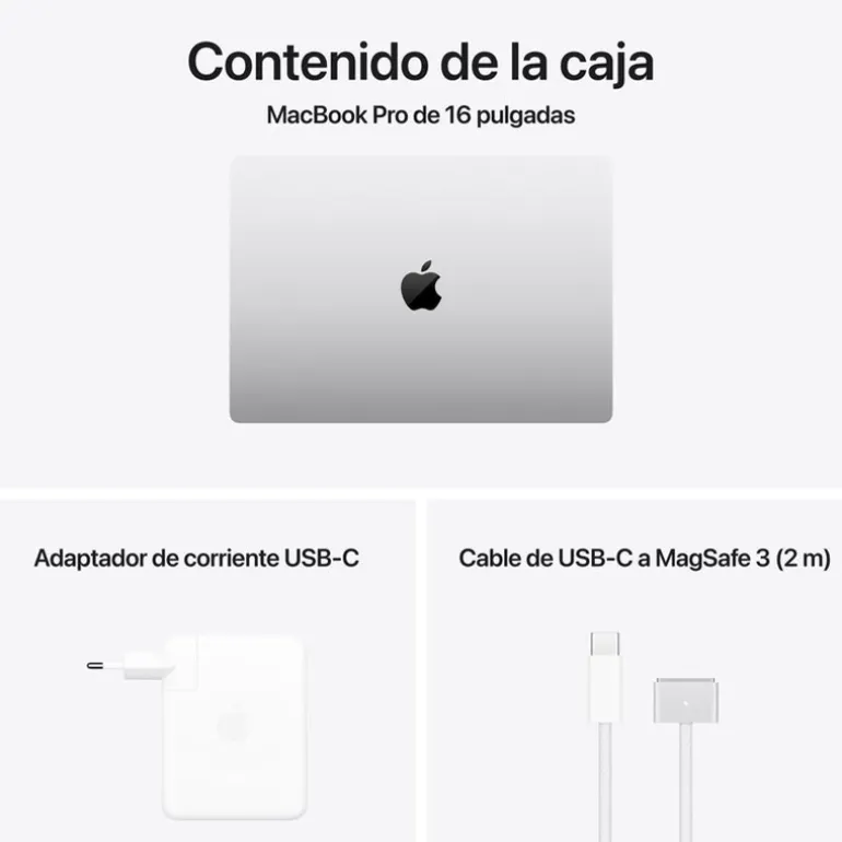 Portátil Apple MacBook Pro M4 Max 48GB 1TB 16" macOS Plata