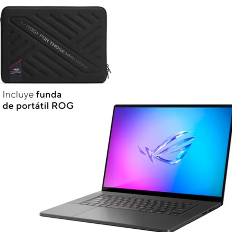 Portátil Asus ROG Zephyrus G16 OLED GU605CW-QR120W U9-285H RTX 5080 32GB 2TB 16" W11H