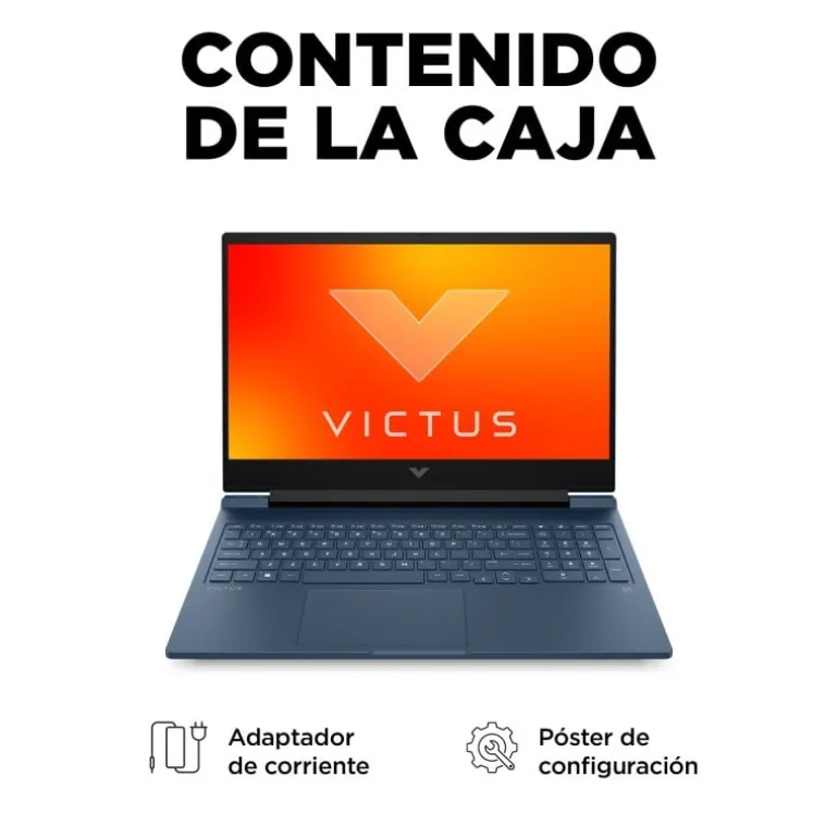 Portátil HP Victus 16-S0009NS R7-7840HS RTX 4050 16GB 512GB 16.1" FreeDOS