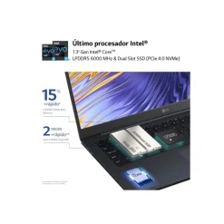Portátil LG Gram SuperSlim 15Z90RT-G.AD75B i7-1360P 32GB 512GB 15