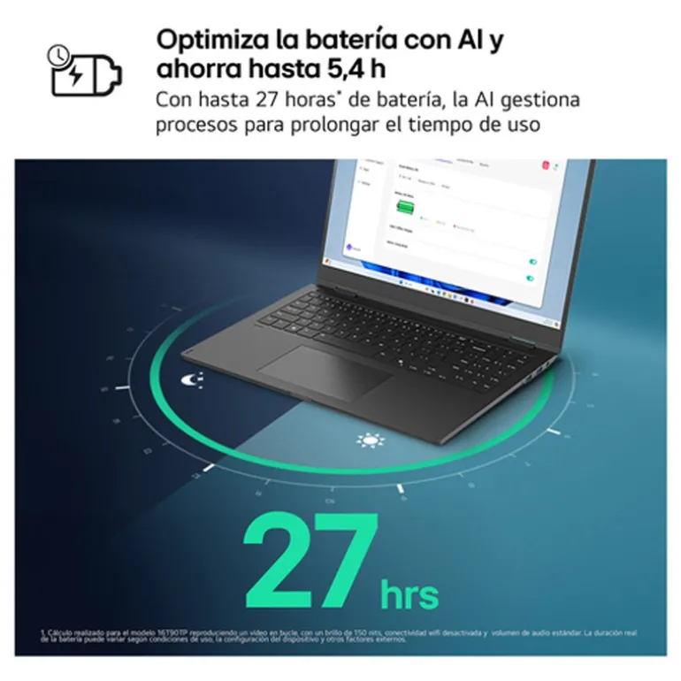 Portátil LG Gram 15Z80T-G.AS58B AMD Ryzen AI 5 340 16GB 1TB 15.6" W11H