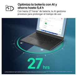 Portátil LG Gram 15Z80T-G.AU75B AMD Ryzen AI 7 350 16GB 512GB 15.6