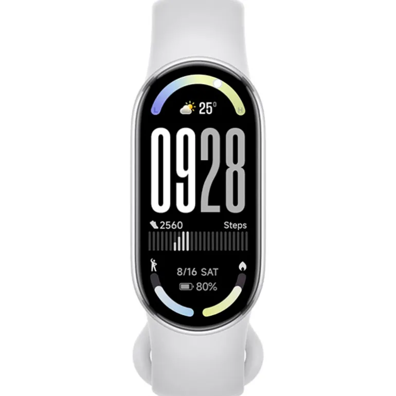 Pulsera Actividad Xiaomi MI Smart Band 10 1.72" AMOLED Bluetooth 5.4 Plata Glaciar