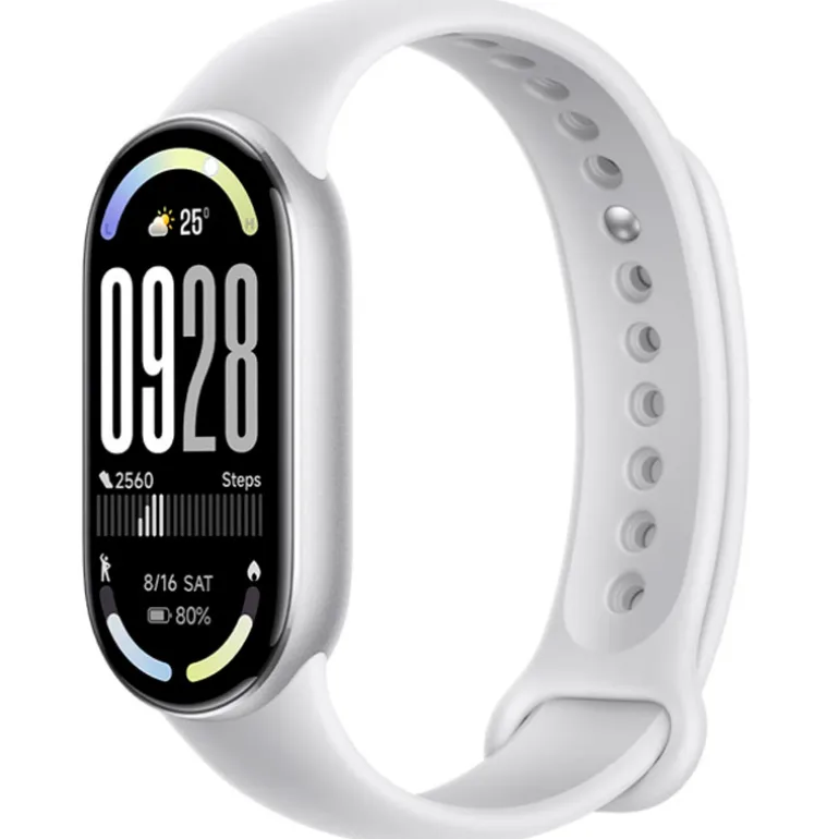 Pulsera Actividad Xiaomi MI Smart Band 10 1.72" AMOLED Bluetooth 5.4 Plata Glaciar