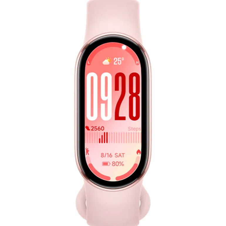 Pulsera Actividad Xiaomi MI Smart Band 10 1.72" AMOLED Bluetooth 5.4 Rosa Místico