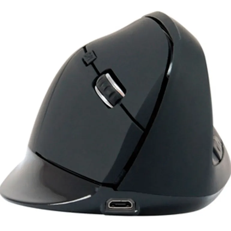 Ratón Conceptronic LORCAN03B Vertical 1600DPI 6 Botones Negro