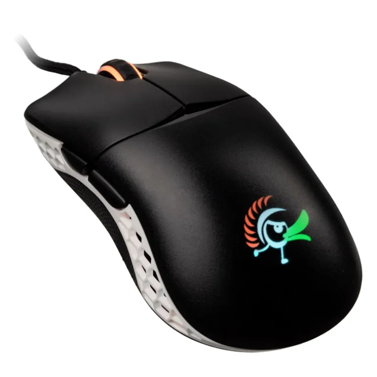 Ratón Ducky Feather Kailh Switches 16000 Dpi Negro/Blanco