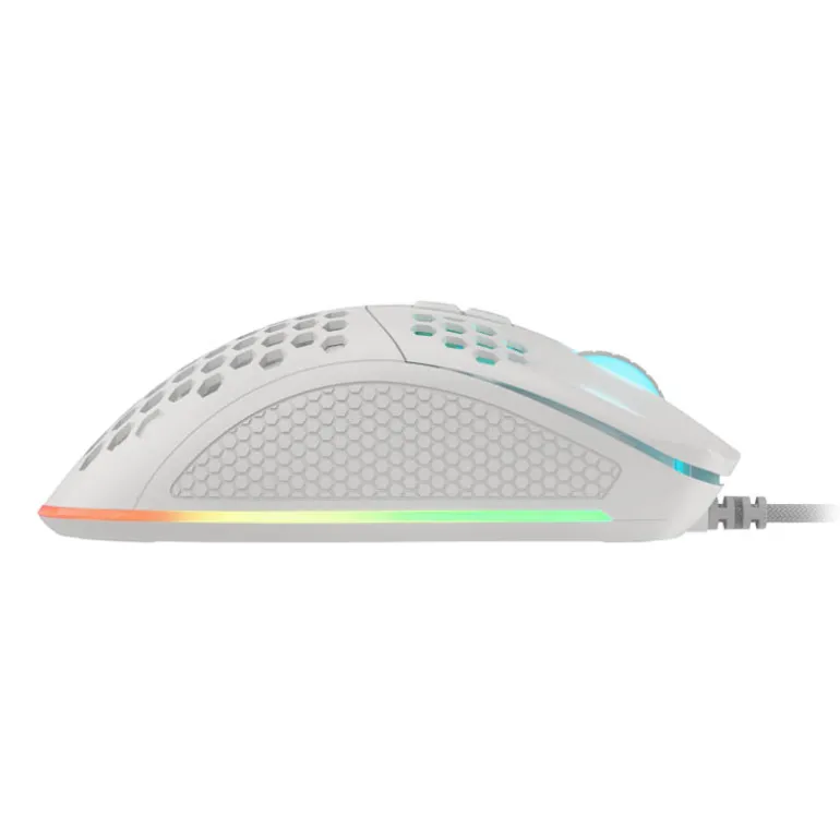 Ratón Genesis Krypton 555 RGB 8000 Dpi Blanco