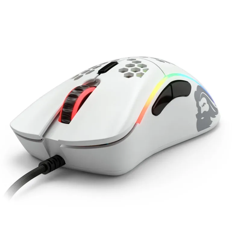 Ratón Glorious PC Gaming Race Model D- 3200 Dpi RGB Blanco