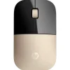 Ratón HP Z3700 1200 Dpi Inalámbrico Dorado
