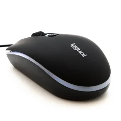 Ratón  iggual COM-LED 1600 Dpi Negro