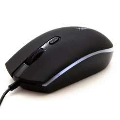 Ratón iggual COM-LED 1600 Dpi Negro