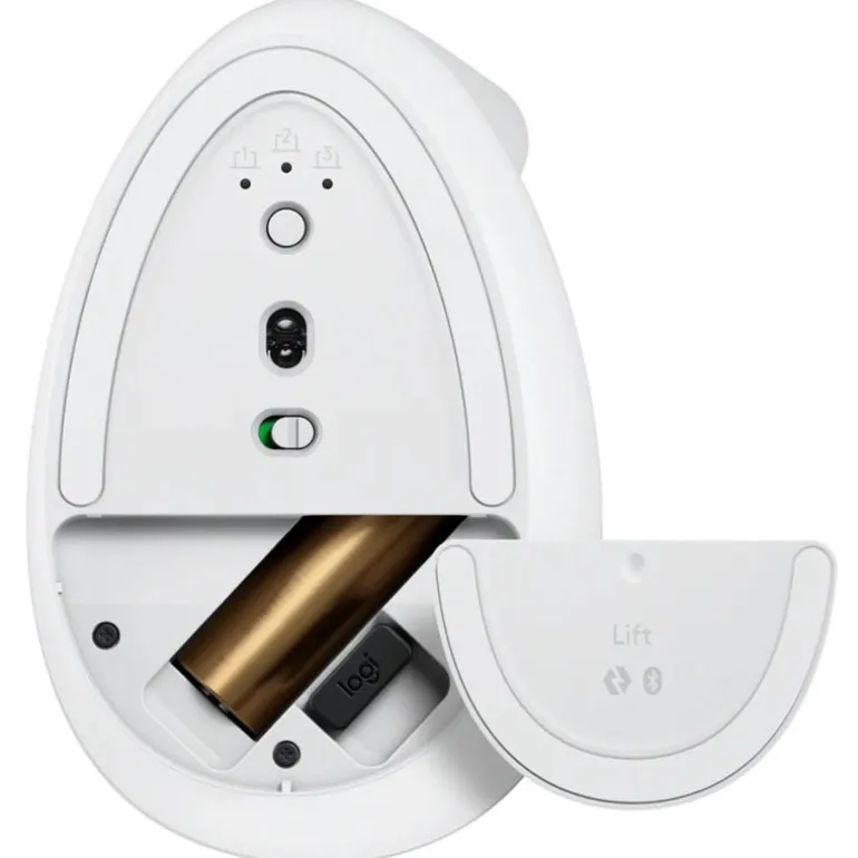 Ratón Logitech Lift For Business Vertical Ergonomic 4000 Dpi Wireless Blanco