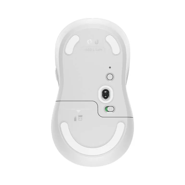 Ratón Logitech Signature M650 L 4000 Dpi Wireless Zurdos Blanco