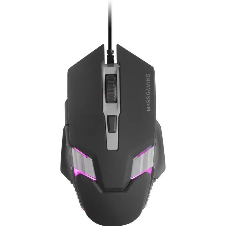 Ratón Mars Gaming MM024 4000 DPI RGB Negro