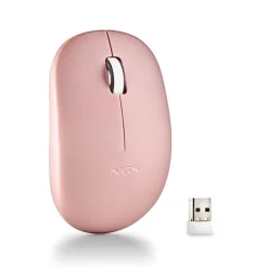 Ratón NGS Fog Pro 1000 Dpi Wireless Rosa