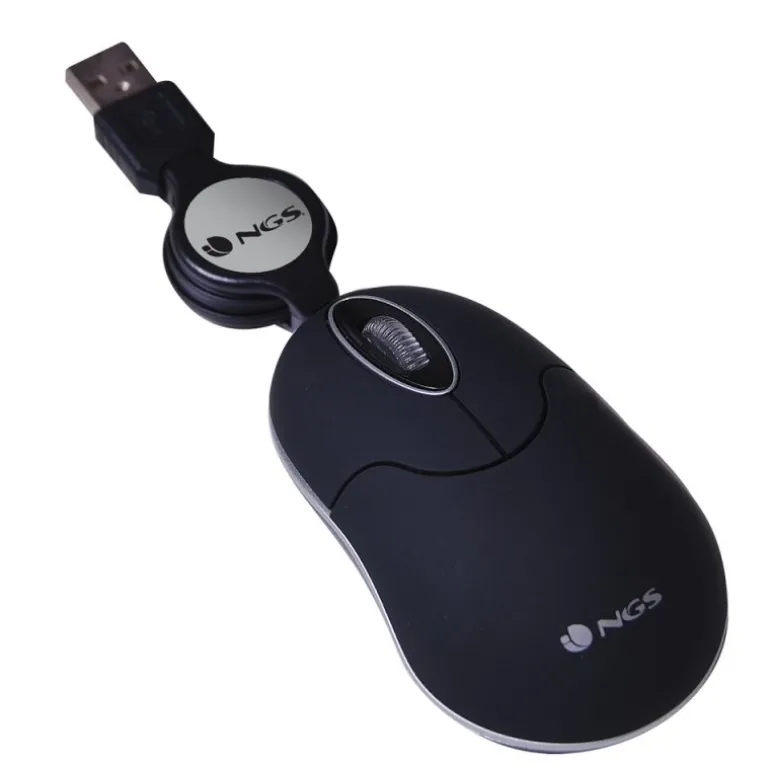 Ratón NGS SinBlack 1000dpi Negro