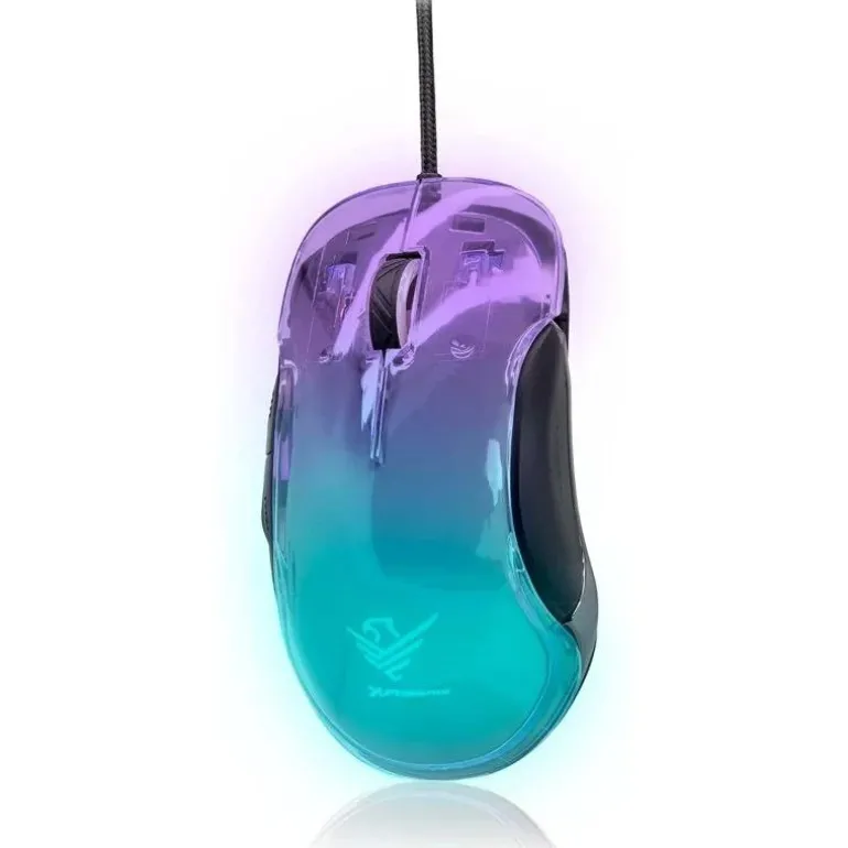 Ratón Phoenix Banshee 10000 DPI RGB Transparente