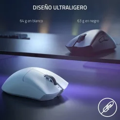 Ratón Razer DeathAdder V3 Pro 30000 Dpi Wireless Blanco