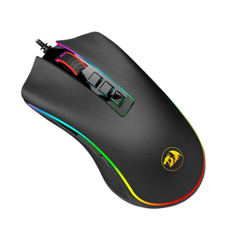 Ratón Redragon Cobra Gaming 10000 Dpi RGB Negro