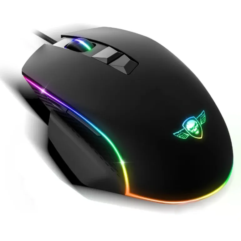 Ratón Spirit of Gamer Pro M1 Gaming 8000 Dpi RGB Negro