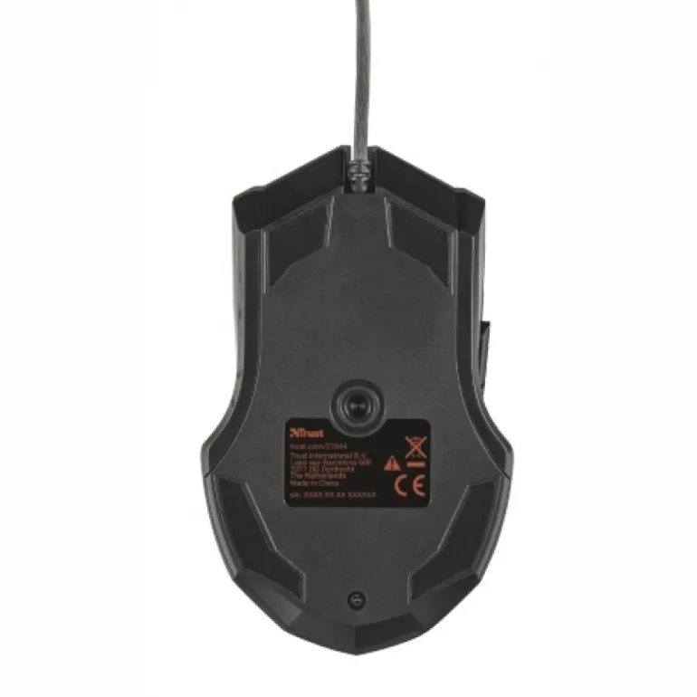 Ratón Trust GXT 101 Gaming 4800Dpi Negro