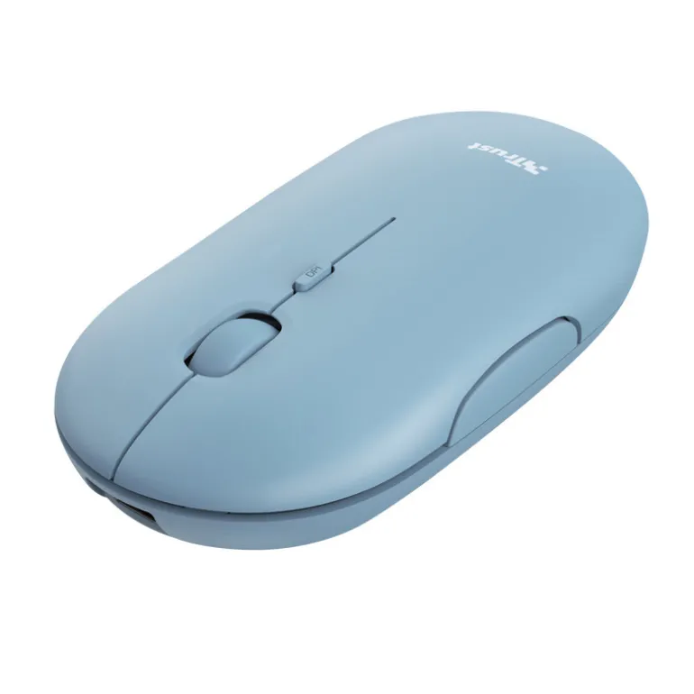 Ratón Trust Puck 1600 Dpi Bluetooth Wireless Azul