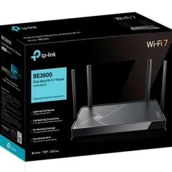 Router TP-Link Archer BE3600 Wi-Fi 7 Doble Banda Negro