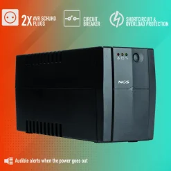 SAI NGS Fortress 1200 V3 Off-Line UPS 800VA 480W